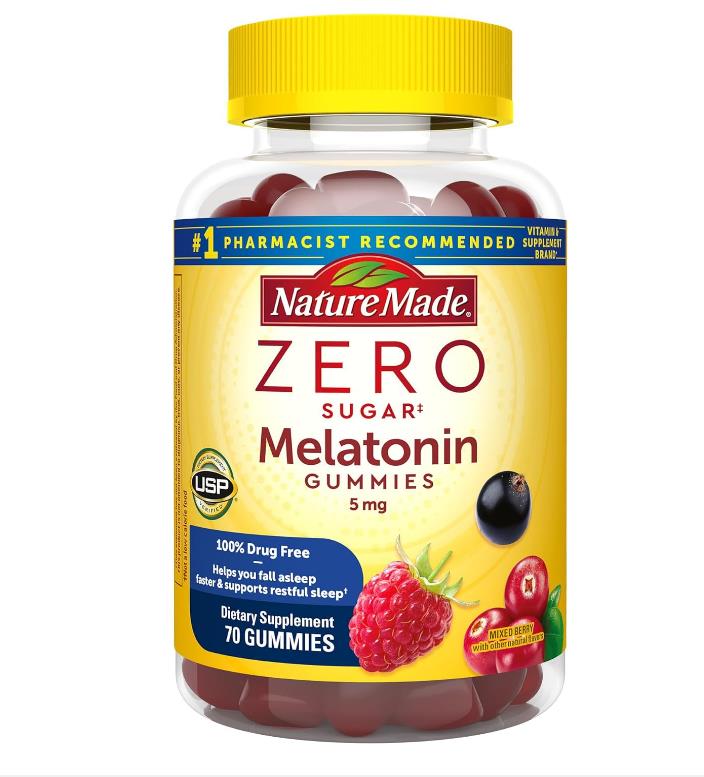 成人褪黑素软糖无糖人士睡眠保健