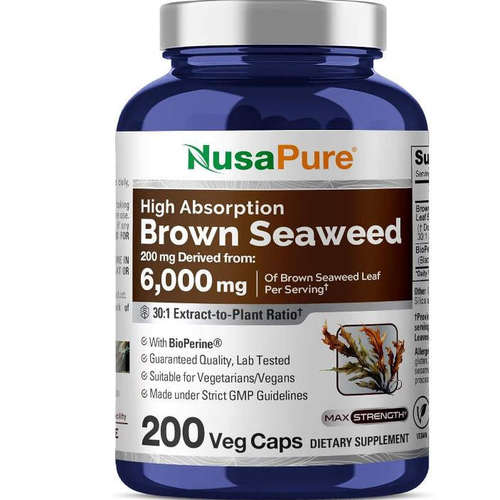 现货特价NusaPure Brown Seaweed 30:1成人保健心脑健康