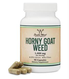 美国成人角质山羊草草胶囊Horny Goat Weed男士女性保健品90粒