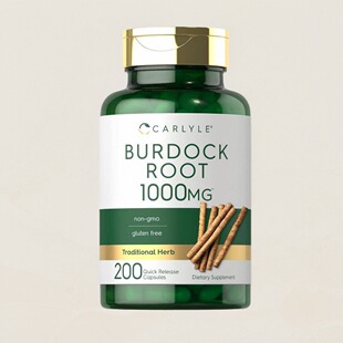 美国牛蒡根胶囊成人免疫力支持抵抗力易疲劳Carlyle Burdock Root