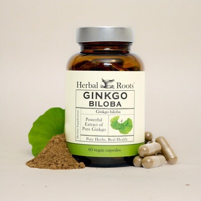 美国银杏胶囊Ginkgo Biloba 心脑健康 脑能力保健植物纯素食60粒