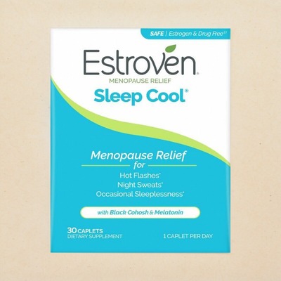 美国Estroven Sleep Cool Relief女士情绪睡眠波动更年期保健30粒