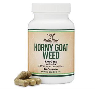 美国代成人角质山羊草胶囊男士女性健康保健品Horny Goat Weed 90