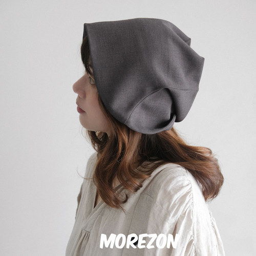 MOREZON【KREUZZZ Nina】25AW新款简约几何剪裁轻便可折叠包头帽