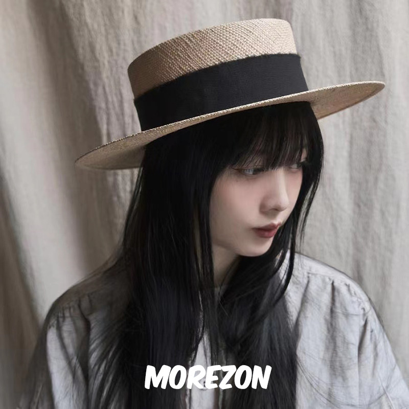 MOREZON【KREUZZZ Tsubasa Boater】25SS设计师经典百搭草帽 - 实物图