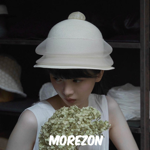 KREUZZZ设计师手工网纱草帽
