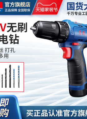 东成12V无刷锂电钻WJZ2310S充电式手电钻家用电动螺丝刀电动工具