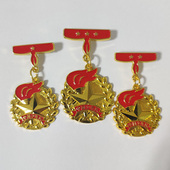 定制红领巾奖章优秀少先队星级章小学一星章勋章二星章集体章定做