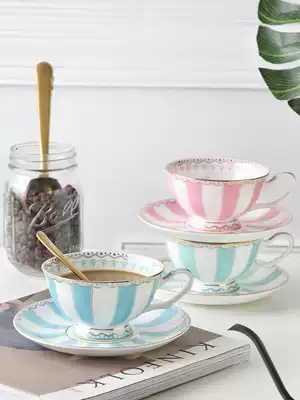 Yayoi era macaron bone china coffee cup saucer Nordic ins exquisite English European hipster afternoon tea