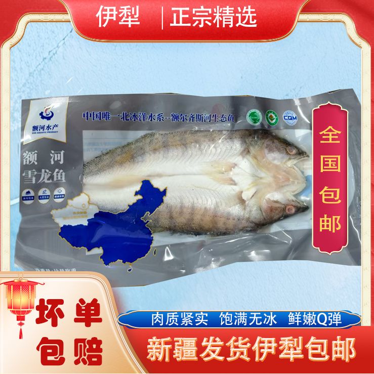 新疆雪龙鱼额尔齐斯河 富硒有机 【单条700克左右】顺丰空运中秋