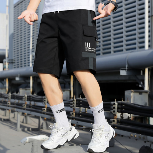夏季新款休闲五分工装短裤男