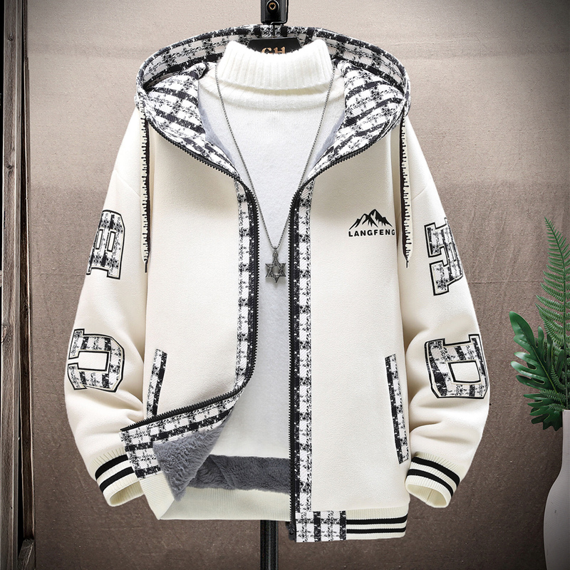 秋冬季加绒加厚奥利绒外套