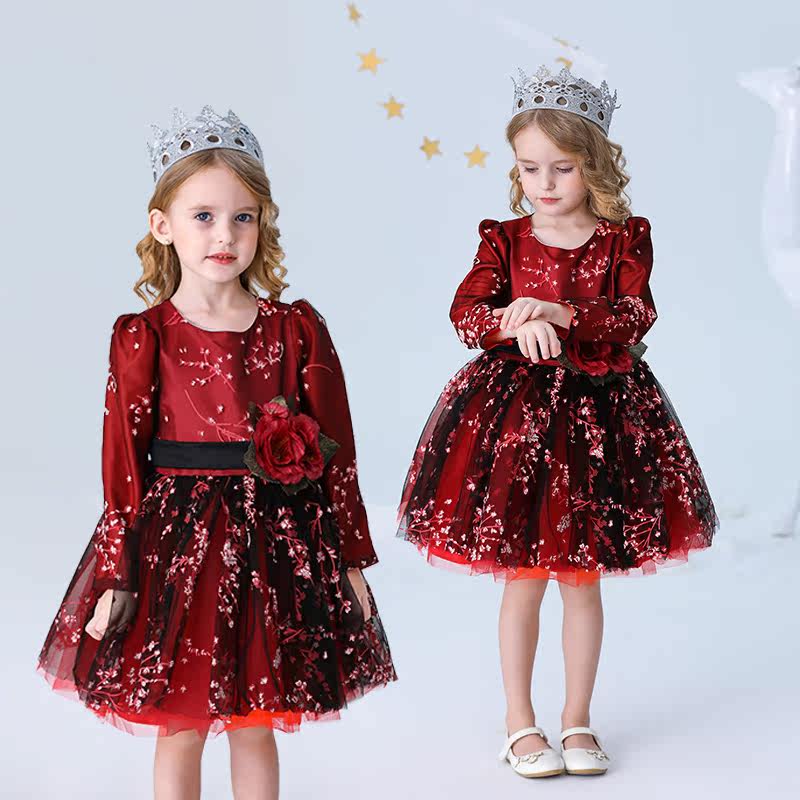 children birthday full dress Wedding dress girl David costume Autumn and winter Flower girl marry Western style Princess Dressin the Women's clothing/Boutique , Wedding/Cheongsam/Formal dress , Formal dress/Evening  category - from Buy2taobao.com to provide professional Taobao agent buy service