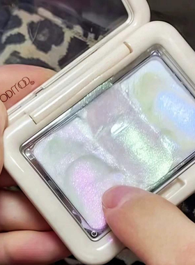 wodwod三重变色龙高光膏麻薯土豆泥提亮脸部亮晶晶爆细闪粉舞台妆