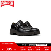 Camper看步女鞋 通勤高跟皮鞋 Milah新款 软皮英伦风厚底乐福鞋