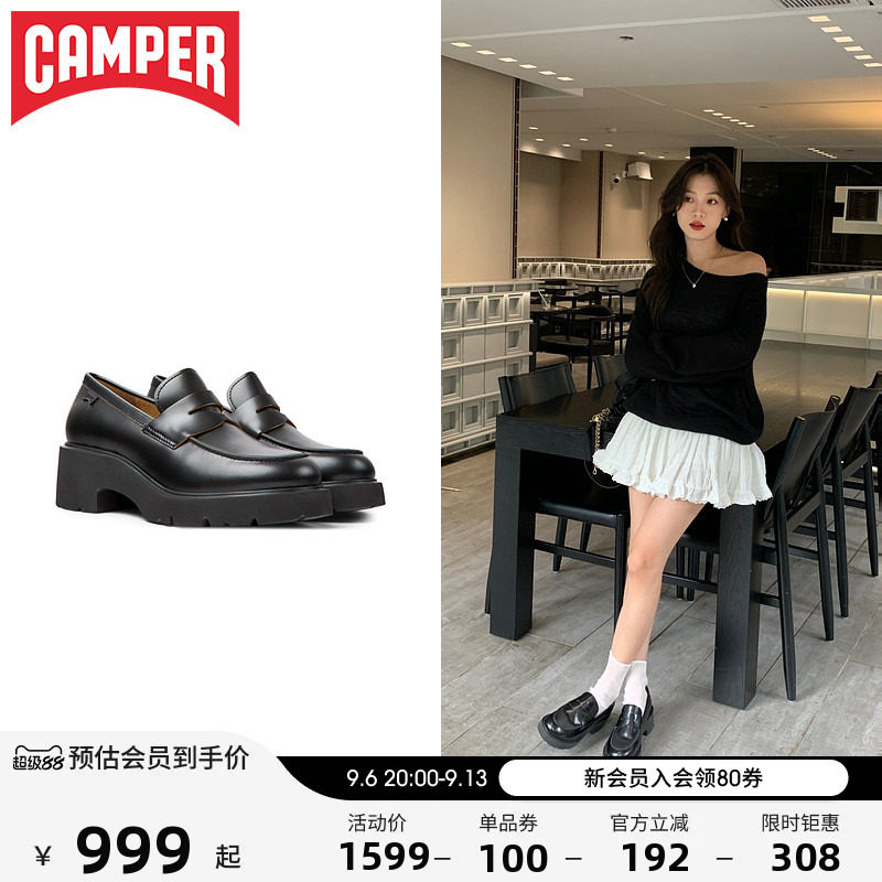Camper休闲粗跟厚底女鞋图片