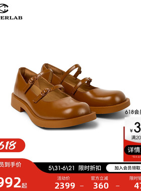 CAMPERLAB看步男女鞋Mil-1978新款时尚气质玛丽珍鞋圆头百搭单鞋