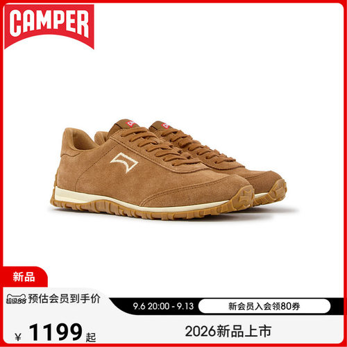 【新品】Camper看步女鞋Drift Walk复古潮流休闲鞋薄底日常板鞋