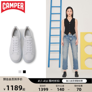 软底小白鞋 Runner 厚底板鞋 复古增高皮鞋 休闲鞋 Camper看步女鞋