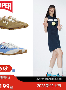 【新品】Camper看步女鞋Drift Walk撞色百搭轻便系带鞋户外休闲鞋