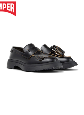【新品】Camper看步女鞋Walden时尚个性乐福鞋一脚蹬休闲舒适皮鞋