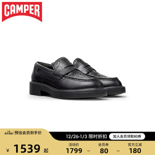 Dean新款 Camper看步女鞋 个性 时尚 老钱风一脚蹬皮鞋 乐福鞋 新品
