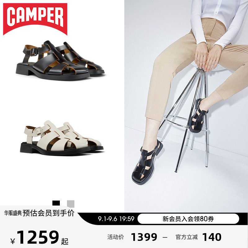 Camper看步夏季女士罗马凉鞋图片