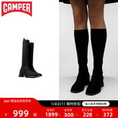 Camper看步女鞋 Kiara高跟长筒靴秋冬粗跟增高时尚 瘦瘦靴