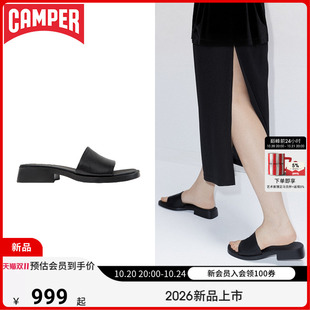 【新品】Camper看步女鞋Dana优雅低跟凉鞋夏季舒适透气拖鞋
