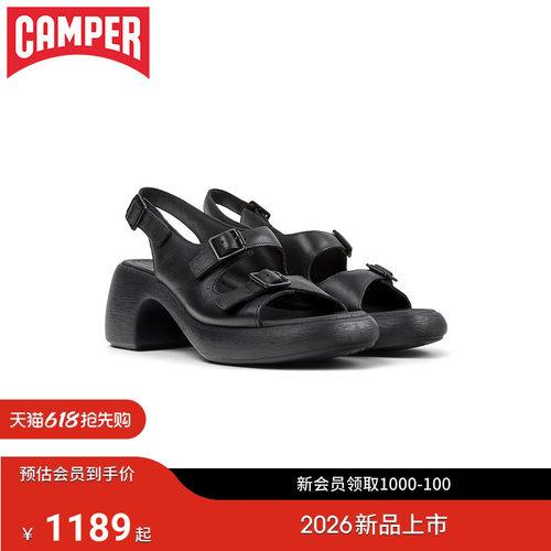 【新品】Camper看步女鞋Thelma Sandal简约凉鞋厚底增高夏季鞋