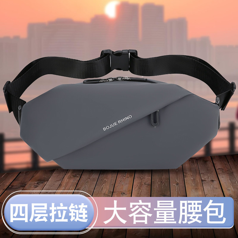 手机腰包男士多功能生意收银钱包女户外工作运动加厚耐磨胸包轻便