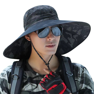 渔夫帽男士夏季帽子太阳帽