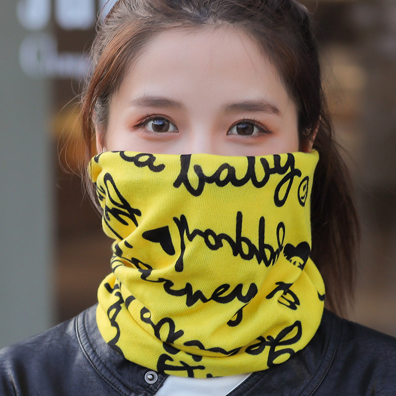 保暖面罩围脖女士秋冬季韩版百搭魔术头巾抗寒防风保暖护颈椎脖套