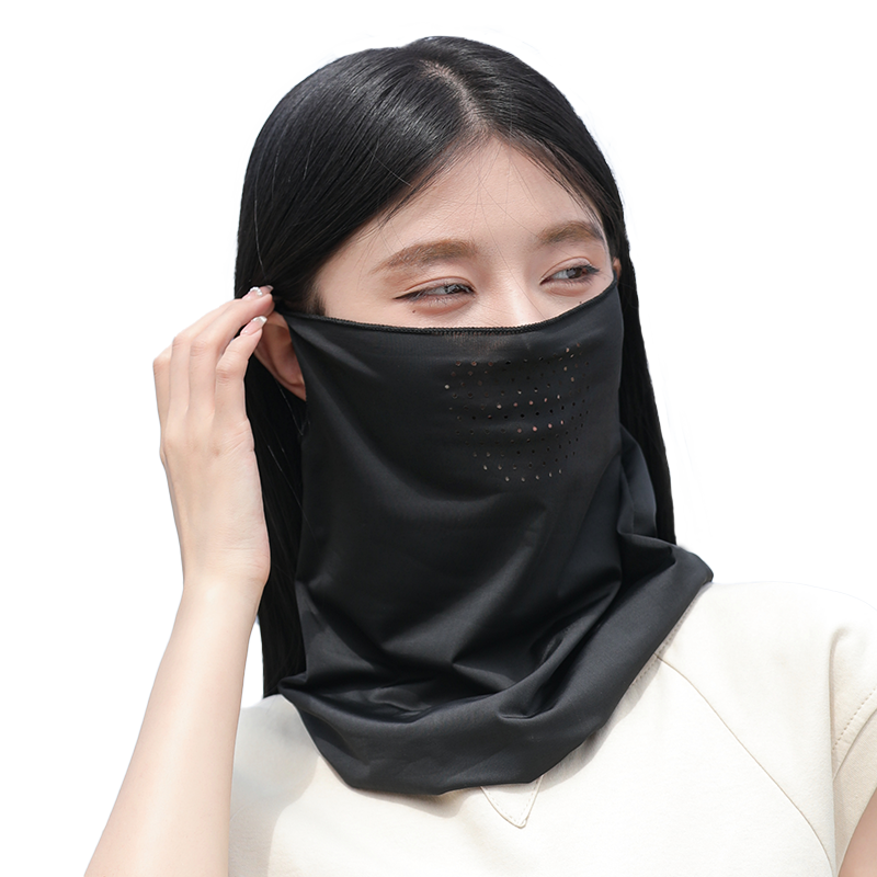 防晒面罩男女遮阳全脸干活采茶