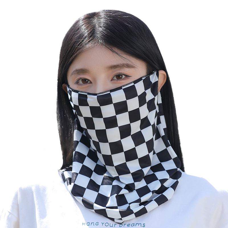夏季防晒面罩全脸冰丝袖套男女