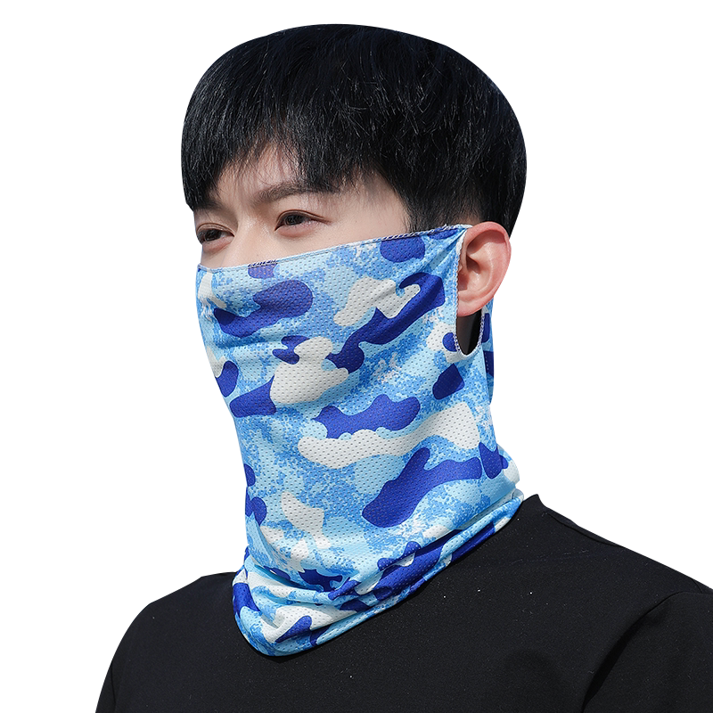 冰丝防晒面罩全脸魔术头巾开车男