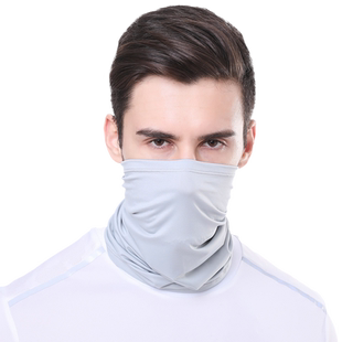 户外脖套防晒冰丝面罩遮全脸开车摩托车护颈夏季骑行男款冰丝头巾