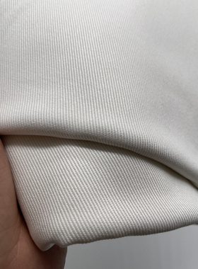 弹力牛仔面料97%的含棉量白色牛仔布料精棉斜纹裤子布料加厚纯棉