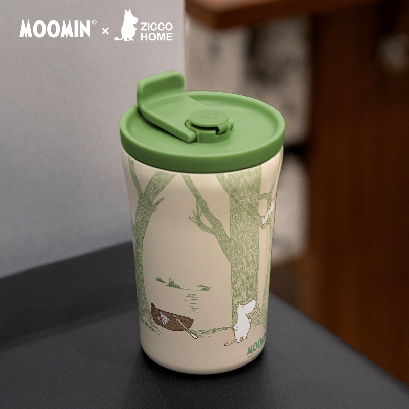 Moomin姆明保温杯亚美咖啡杯不锈钢保冷杯随手杯保温车载杯zicco