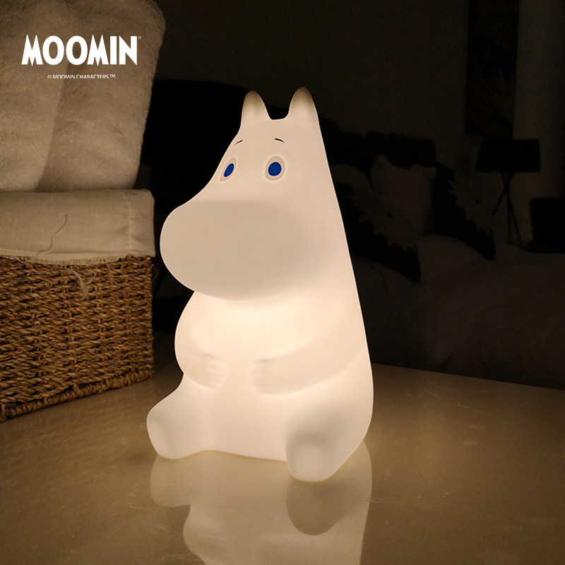 Moomin姆明手办小夜灯氛围床头灯创意礼物卡通触控led暖光灯台灯
