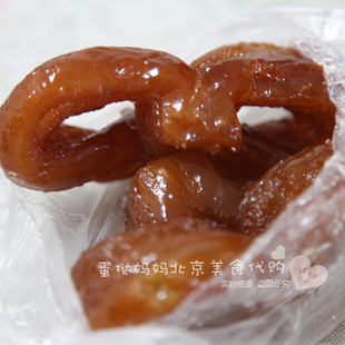 北京牛街洪记清真小吃店 糖耳朵/糖火烧/螺丝转/炸糕  排队美食