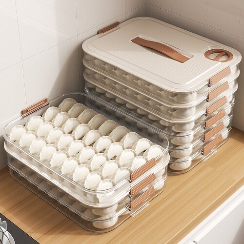 饺子盒家用食品级厨房冰箱收纳盒