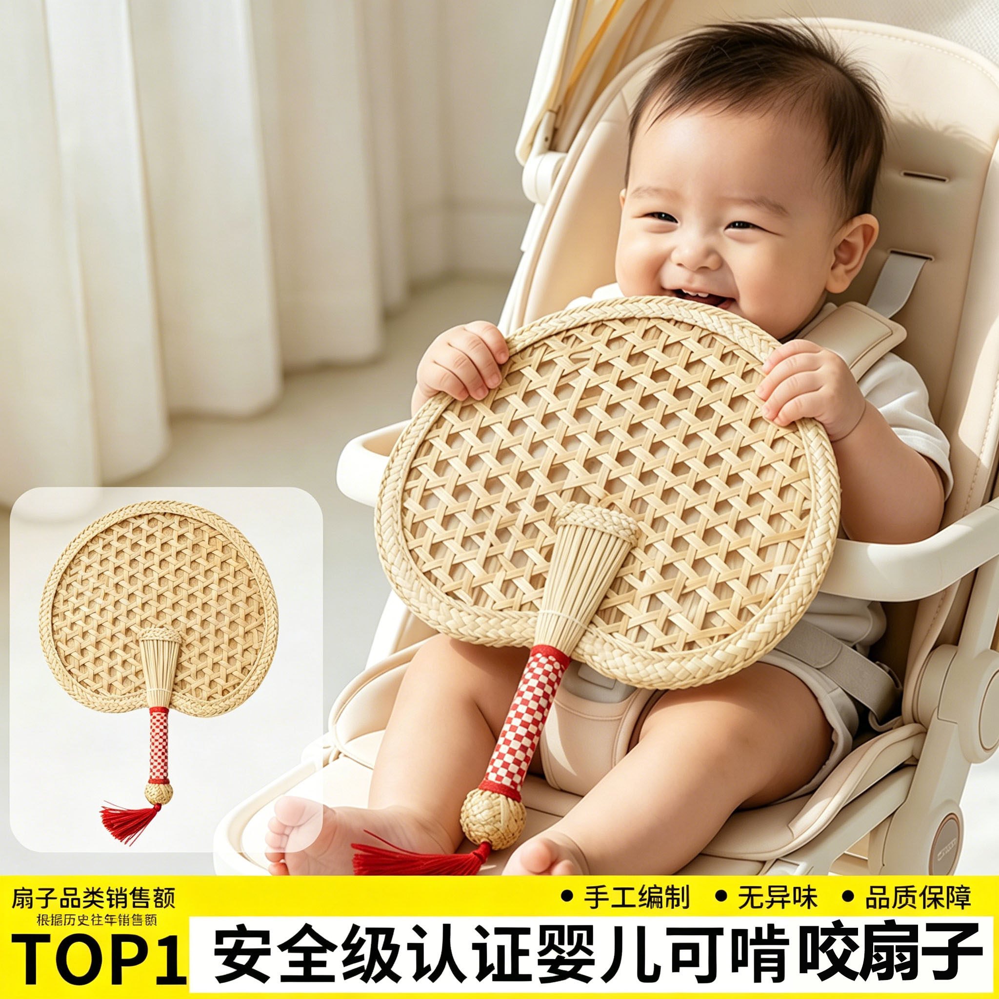 手工编织葵扇蒲扇驱蚊夏日家用图片
