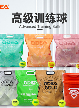 odear欧帝尔网球训练球成人儿童无压DD2 DD3 DD8 GOLD初学练习球