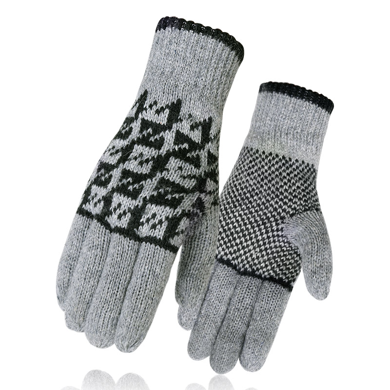 Gants pour homme en Laine Cachemire - Ref 2781709 Image 5