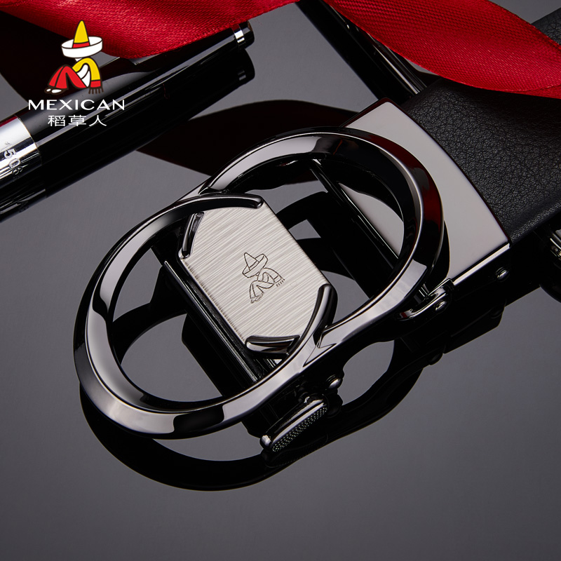 稻草人新款商务休闲韩潮皮带