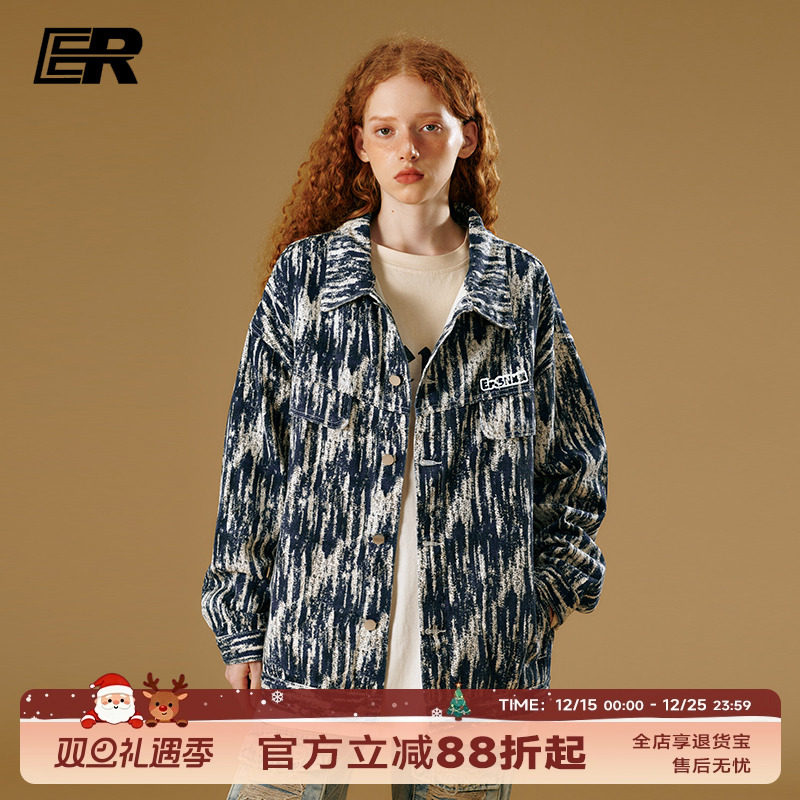 ER翻领秋季宽松休闲夹克