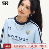 凉感防晒速干 ER泽西风运动短袖 T恤男女2026夏季 美式 宽松半袖