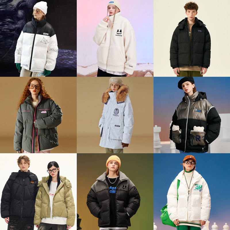 【年终福利超值福袋】ER冬季仿羊羔毛外套羽绒服棉衣外套