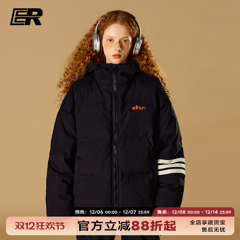 ER连帽日常休闲常规羽绒服